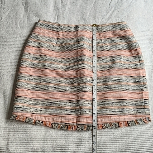 Lovers + Friends Heidi Multi Stripe Pastel Mini Skirt Size Medium - Picture 8 of 8